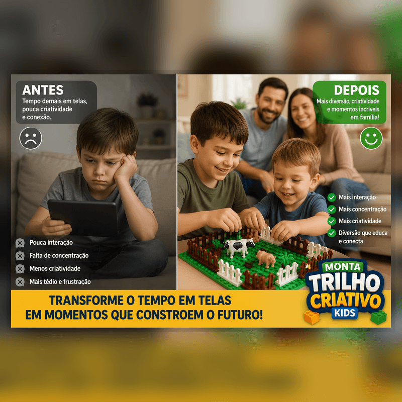 brinquedo blocos trilhos montagem criancas